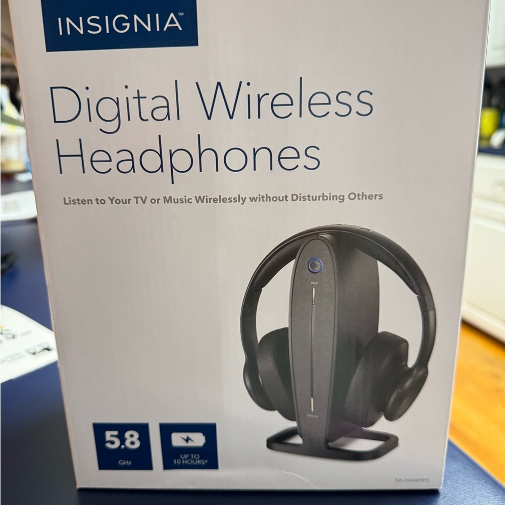 Black Digital Wireless Headphones